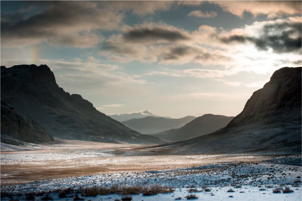 Landscape in the Pamir Mountains