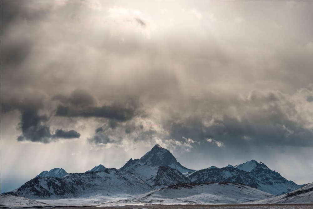 Landscape in the Pamir Mountains